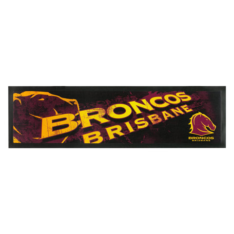 Brisbane Broncos NRL Logo Bar Runner