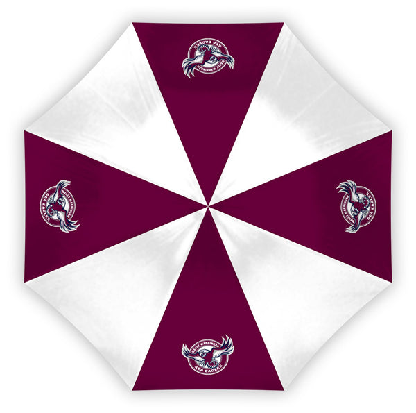 Manly Sea Eagles NRL Compact Umbrella