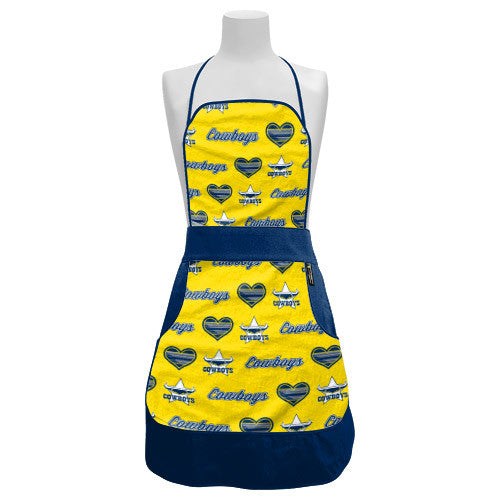 North Queensland Cowboys NRL BBQ Ladies Retro Apron