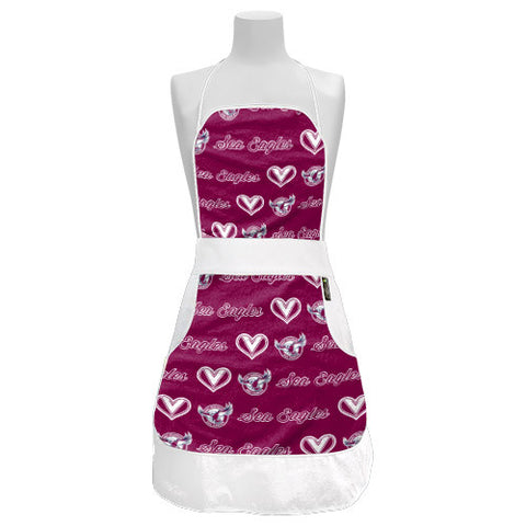 Manly Sea Eagles NRL BBQ Ladies Retro Apron