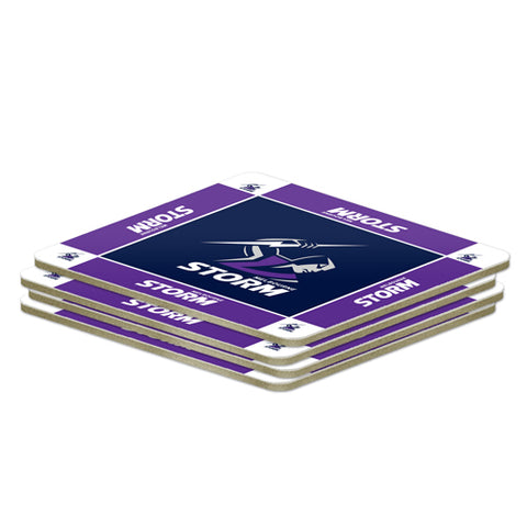Melbourne Storm NRL Pack of 4 Coasters