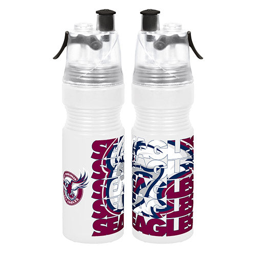 Manly Sea Eagles NRL Misting Drink Bottle