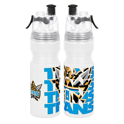 Gold Coast Titans NRL Misting Drink Bottle