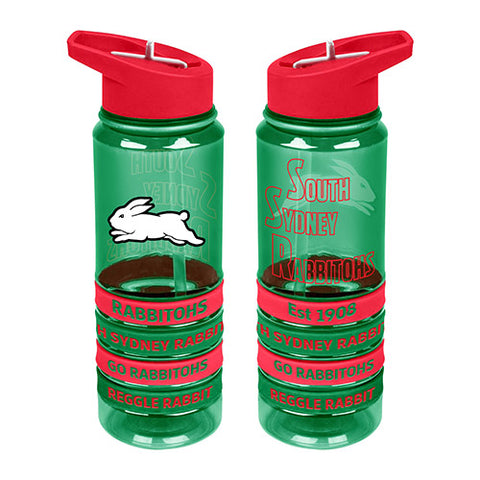 South Sydney Rabbitohs NRL Tritan Rubber Bands Bottle