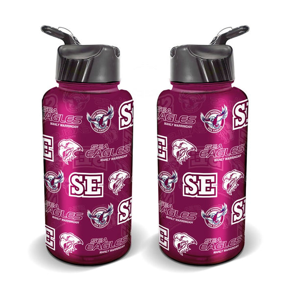 Manly Sea Eagles NRL Flip Drink Bottle