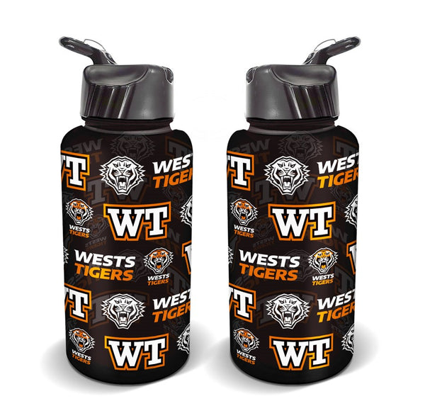 Wests Tigers NRL Flip Drink Bottle