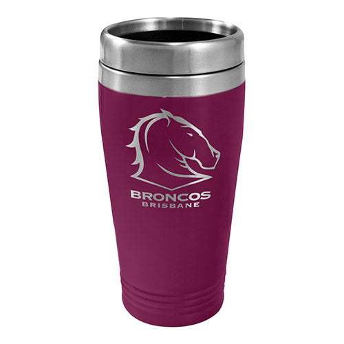 Brisbane Broncos NRL Stainless Steel Travel Mug