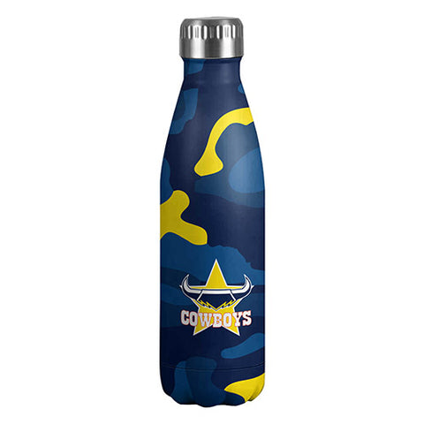 North Queensland Cowboys NRL Stainless Steel Wrap Bottle