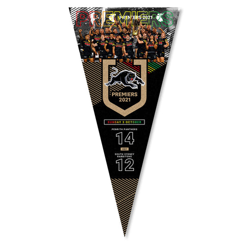 Penrith Panthers NRL 2021 Premiers Pennant Image Flag PH2