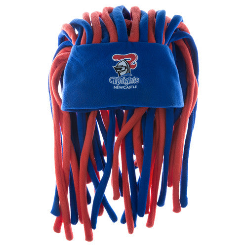 Newcastle Knights Dreadlock Pez Beanie Fun Hat - Spectator Sports Online
