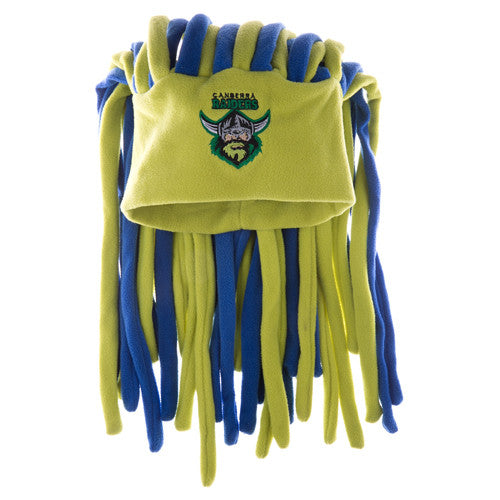 Canberra Raiders Dreadlock Pez Beanie Fun Hat - Spectator Sports Online