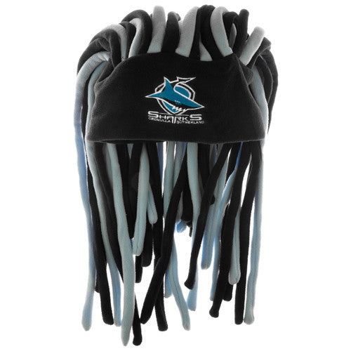 Cronulla Sharks Dreadlock Pez Beanie Fun Hat - Spectator Sports Online