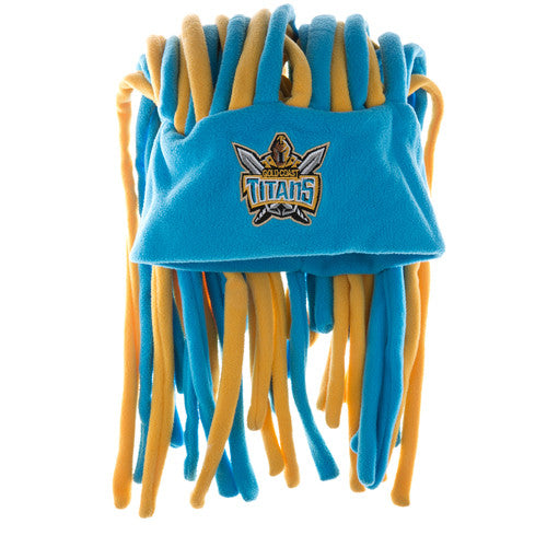 Gold Coast Titans Dreadlock Pez Beanie Fun Hat - Spectator Sports Online