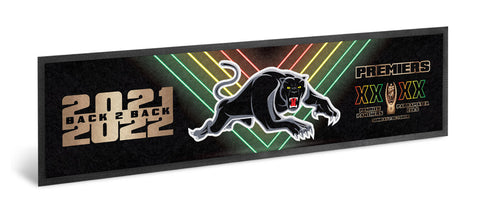 Penrith Panthers NRL 2022 Premiers Bar Runner PH1