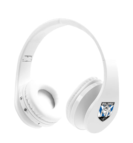 Canterbury Bulldogs NRL Foldable Bluetooth Stereo Headphones