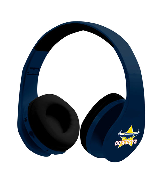North Queensland Cowboys NRL Foldable Bluetooth Stereo Headphones