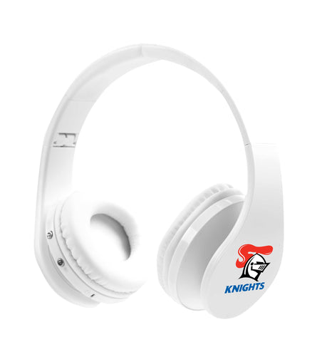 Newcastle Knights NRL Foldable Bluetooth Stereo Headphones