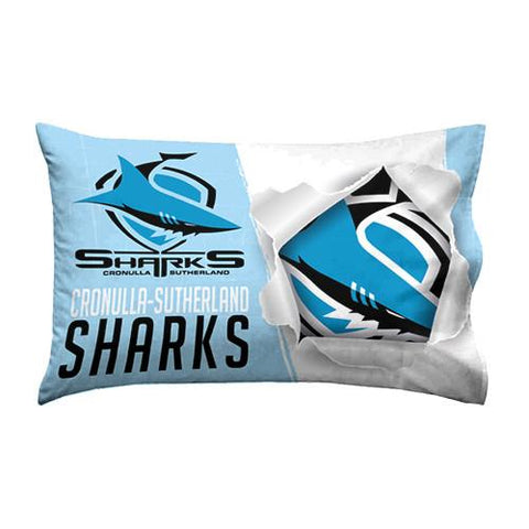 Cronulla Sharks Pillow Case - Spectator Sports Online