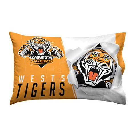 Wests Tigers Pillow Case - Spectator Sports Online