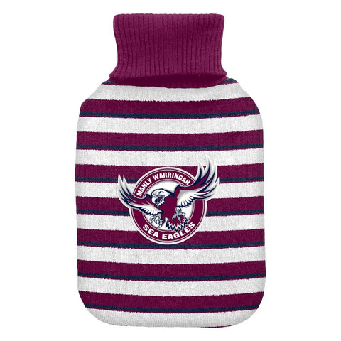 Manly Sea Eagles NRL Hot Water Bottle and Cover