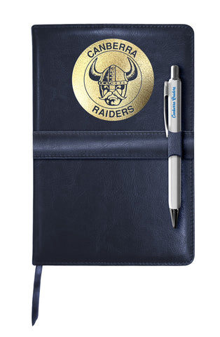 Canberra Raiders NRL Heritage Notebook and Pen Gift Pack