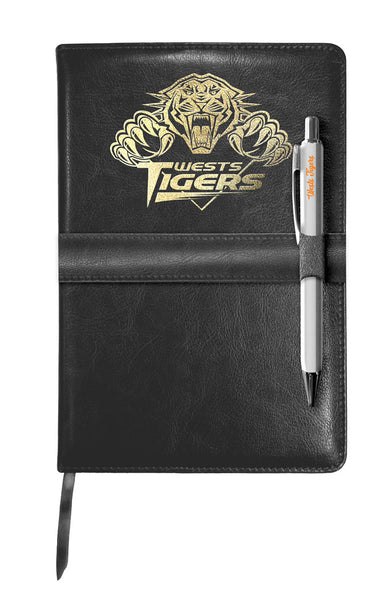 Wests Tigers NRL Heritage Notebook and Pen Gift Pack