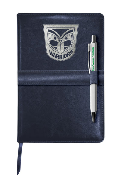 New Zealand Warriors NRL Heritage Notebook and Pen Gift Pack