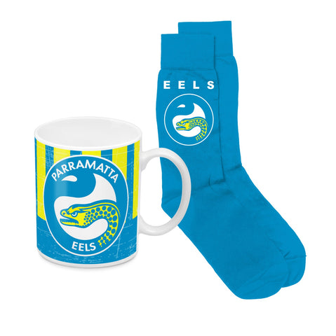 Parramatta Eels NRL Heritage Mug and Socks Pack