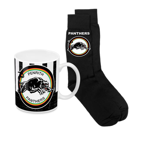 Penrith Panthers NRL Heritage Mug and Socks Pack