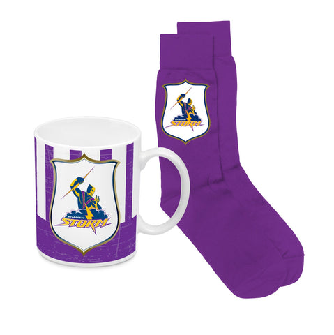 Melbourne Storm NRL Heritage Mug and Socks Pack