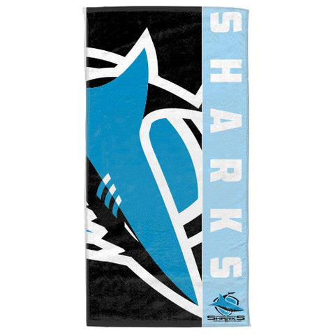 Cronulla Sharks Beach Bath Towel - Spectator Sports Online
