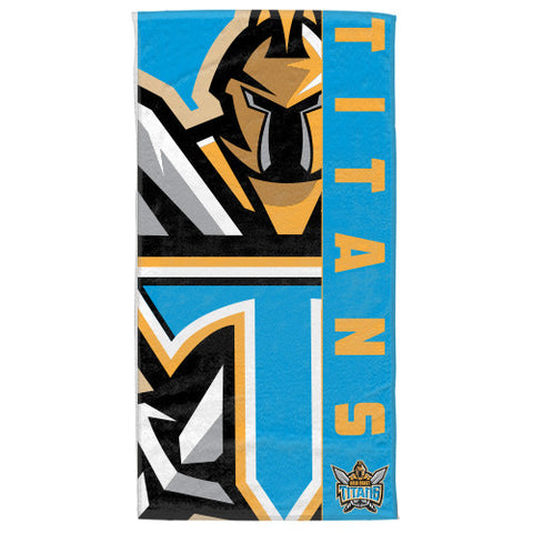 Gold Coast Titans Beach Bath Towel - Spectator Sports Online