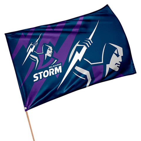 Melbourne Storm NRL Game Day Flag