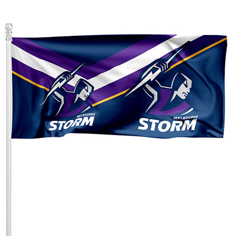 Melbourne Storm NRL Pole Flag