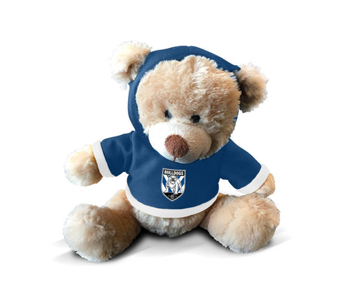 Canterbury Bulldogs NRL 7'' Plush Teddy Bear with Hoodie