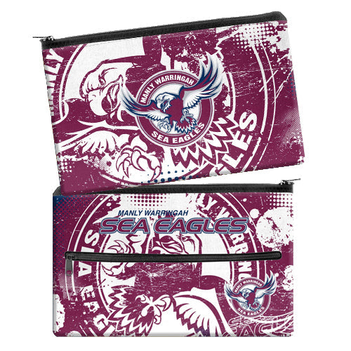 Manly Sea Eagles NRL Neoprene Pencil Case