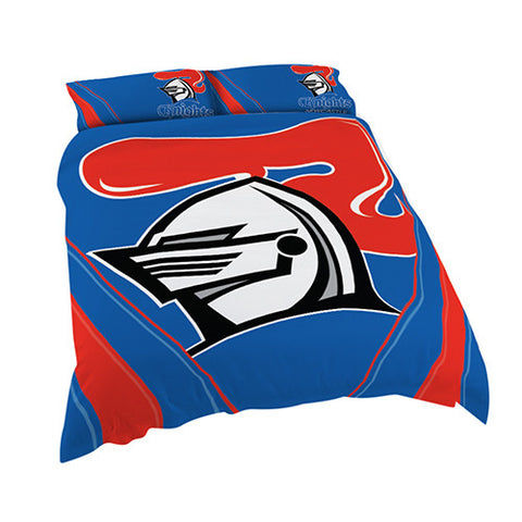 Newcastle Knights Quilt Doona Duvet Cover Pillow Case Set - Spectator Sports Online