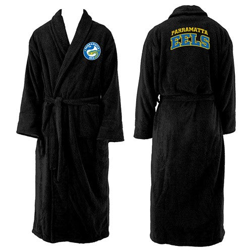 Parramatta Eels NRL Mens Adults Long Sleeve Robe Dressing Gown