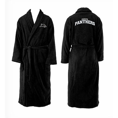Penrith Panthers NRL Mens Adults Long Sleeve Robe Dressing Gown