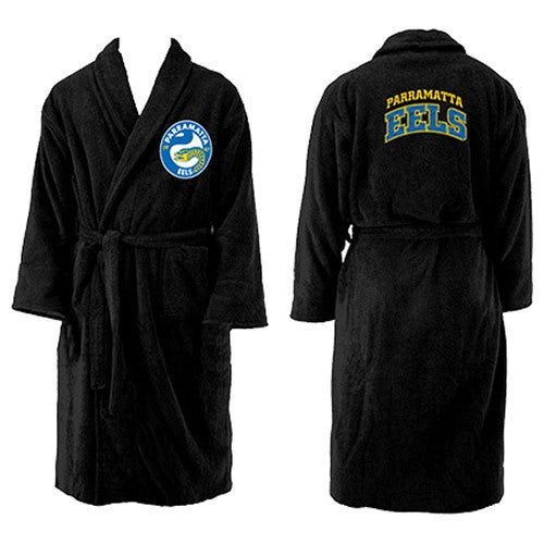 Parramatta Eels NRL Kids Youth Long Sleeve Robe Dressing Gown