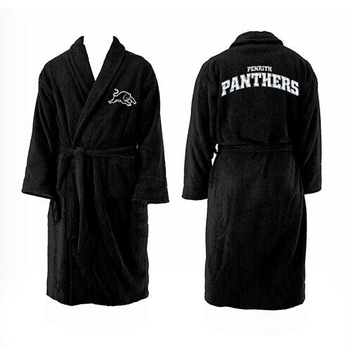 Penrith Panthers NRL Kids Youth Long Sleeve Robe Dressing Gown