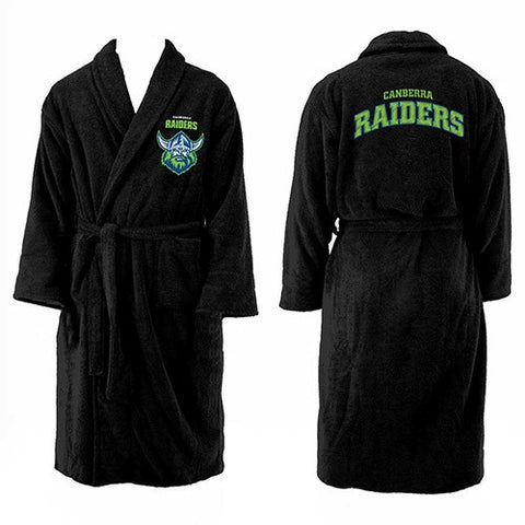 Canberra Raiders NRL Kids Youth Long Sleeve Robe Dressing Gown