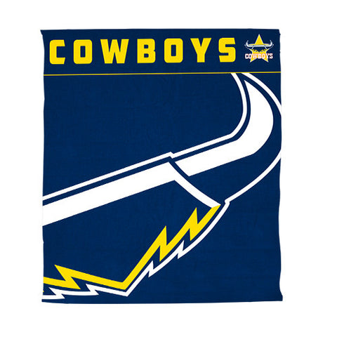 North Queensland Cowboys NRL Polar Fleece Throw Rug Blanket