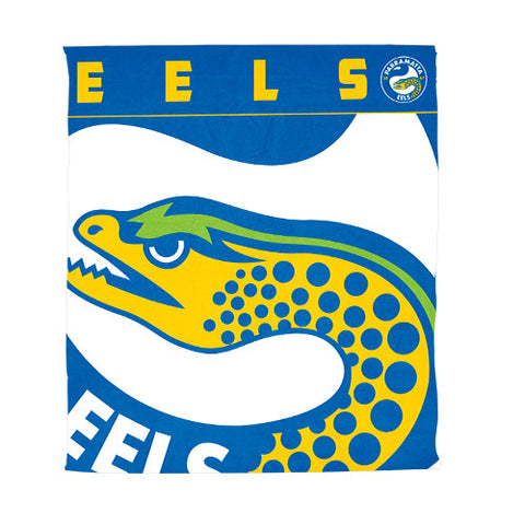 Parramatta Eels NRL Polar Fleece Throw Rug Blanket