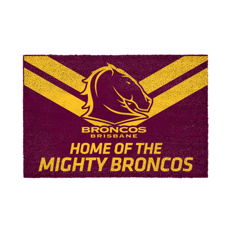 Brisbane Broncos NRL Door Mat
