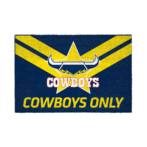 North Queensland Cowboys NRL Door Mat