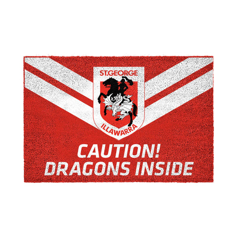 St George Dragons NRL Door Mat