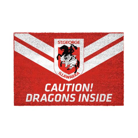 St George Dragons NRL Door Mat