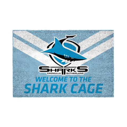 Cronulla Sharks NRL Door Mat