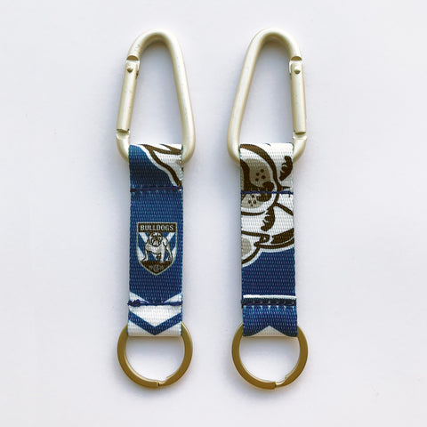 Canterbury Bulldogs NRL Carabiner Keyring